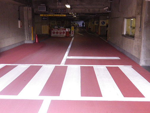 すばるホール　薄層舗装